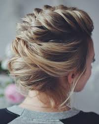 21 Wedding Updos With Braids Modern Take On Braids Short Hair Updo Prom Hairstyles For Short Hair Hair Styles