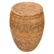 Artifacts Rattan End Table With Lid End Tables Western Furniture Rattan