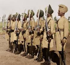 British Indian Army sepoys from Bengal ...