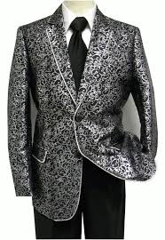 Black And Silver Suit Jacket After Midnight Men S Black Silver Swirl Fashion Blazer 5250 000 Blazer Fashion Blazer Silver Blazer