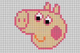 Peppa Pig Pixel Art Pixel Art Lego Art Pixel Art Design