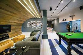With a basement, you can have a completely separate decor and vibe from the rest of the house, meaning you can stylize it with your own personal. 60 Basement Man Cave Design Ideas For Men Manly Home Interiors