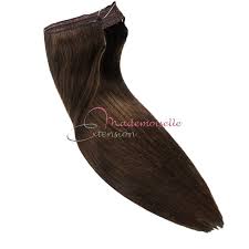Aucune autre méthode d'extensions cheveux n'est aussi indétectable! Extension Cheveux A Enfiler Pas Cher Chatain Fonce Mademoiselle Extension Clip