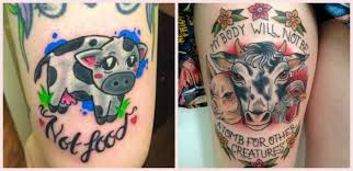 Well you're in luck, because here they come. Vegan Tattoos The Vegan Society