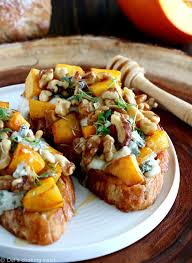 Tartine De Potimarron Noix Et Bleu D Auvergne Del S Cooking Twist Recette Recettes De Cuisine Alimentation Potimarron