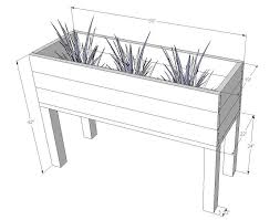 Planter boxes free woodworking plans and projects instructions. Elevated Planter Box Ana White