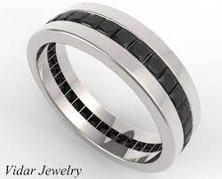 Black Diamond Wedding Ring Men Unique Wedding Ring Etsy Black Diamond Wedding Bands Black Diamond Wedding Rings Diamond Wedding Bands