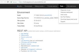 In this post we are going to explore a feature provided by azure app service called testing in production that allows you to direct a portion of live user traffic to one or more deployment slots of your web app before swapping this deployment slot to production. Using Kudu To Manage Azure Web Apps Gs Lab