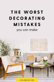 The Worst Decorating Mistakes You Can Make According To Experts Interior Design Living Room Small Interior Design Career Decorating Mistakes