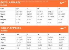 49 circumstantial nike kids sizing chart