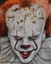 Pennywise the Clown - It - Stephen King - Bill Skarsgård - 11x14 Art Print  - Etsy