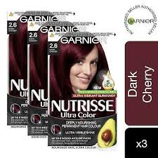 Garnier nutrisse ultra coverage hair color, deep soft black hair dye (black sesame) 200, pack of 1. 3 Pack Garnier Nutrisse Hair Dye Ultra Color 2 6 Dark Cherry Red Permanent Dye 3600541042919 Ebay