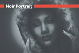 Black And White Portrait Photoshop Actions Noir Portrait Photoshop Action Portrait Photoshop Portrait Photoshop Actions Photoshop Actions