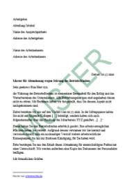 Thank you for your email. Infos Zur Storung Des Betriebsfriedens Arbeitsrecht 2021