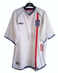 England's matchwinner reacts to victory over croatia on his home turf. England Home Football Shirt 2001 2003