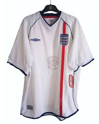 Shop the best home, away and third england kits & shirts. England Home Football Shirt 2001 2003