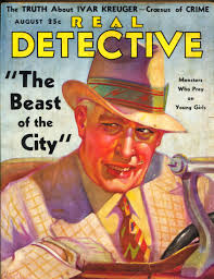 PULP: Real detective 8/1932-"Beast of The City"-cover art by Alec  Raymond-Nu...