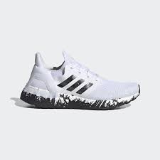 Black And White Adidas Running Shoes Adidas Ultraboost 20 Shoes White Adidas Us In 2020 Womens Sneakers Adidas Running Shoes Ultra Boost