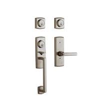 We offer top brands, including baldwin, gatehouse and yale. Baldwin 85385 2dcl Soho Double Cylinder Two Point Handleset With A Left Hand Soho Interior Lever