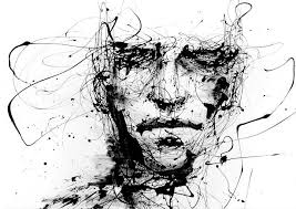 Black And White Dripping Paint Powerful Dripping Paint Portraits By Agnes Cecile Agnes Cecile Art Agnes Cecile Artwork