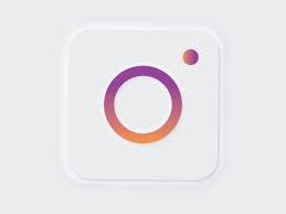 Neumorphism Instagram Logo Instagram Logo Music Web Instagram