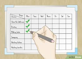 How To Make A Chore Chart With Pictures Wikihow