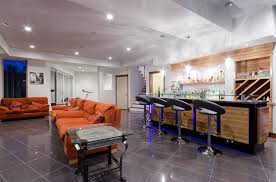 Ideal to add your dining space a bit of the contemporary refinement, this white home mini bar comprises a counter height along with 3 bar stools. 27 Stylish Basement Bar Decor Ideas Digsdigs