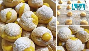 Cream puff kastard vanilla meleleh kini kembali di melaka! Resepi Cream Puff Gebu