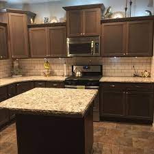 There's a wide variety of backsplash designs that can be paired with your gray kitchen cabinets, and however, the key to truly marrying the gray cabinetry and darker wood and brown elements is the backsplash. 20 Key Pieces Of Kitchen Tile Backsplash Ideas Back Splashes Cabinet Colors Apikho Brown Kitchen Cabinets Espresso Kitchen Cabinets Kitchen Tiles Backsplash