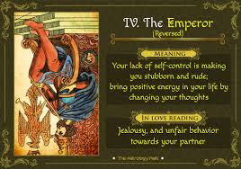 Making your own rules and having others obeying them. The Emperor Tarot Meaning In Upright Reversed Love Other Readings The Astrology Web