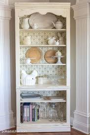 Put some newspaper or cardboard underneath the feet so that you can paint them without your. Diy Stenciled Bookcase Giveaway