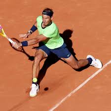 Rafael nadal of spain returns a shot in the men's doubles gold medal match against horia tecau rafael nadal and marc lopez of spain in action during a men's doubles quarterfinals match. Rafael Nadal Wins In Straight Sets As He Launches French Open Defence French Open 2021 The Guardian