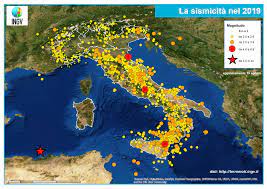 Terremoti in tempo reale in italia. 100 1000 10000 Terremoti Nel 2019 In Italia Ingvterremoti