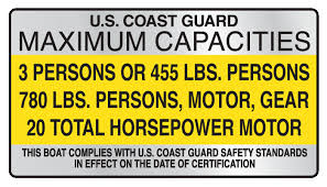 As the name suggests, a capacity plate indicates the maximum capacity for a water vessel. Ohio Boat Operating Laws Ohio Department Of Natural Resources