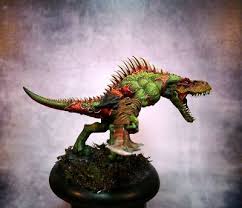 The Man Cave Lizardman Saurus Miniature Painting Miniature Wargaming Fantasy Miniatures