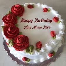 Check spelling or type a new query. Write Name Happy Birthday Wishes On Cake And Flowers