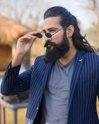 Mr Ranawat In 2020 Beard Long Hair Styles Moustache