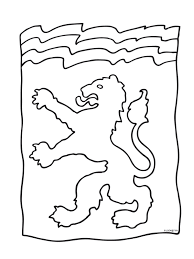 Interlands voor kwalificatie ek en oefenwedstrijden. Nederlandse Leeuw Kleurplaat