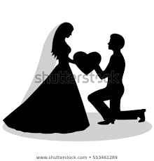 The Bride And Groom Silhouette The Black Silhouette Of A Bride And Groom Isolated On White Backg Bride And Groom Silhouette Wedding Silhouette Wedding Drawing