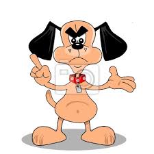 Dåligt humör påverkar hur vi formar våra uppfattningar. En Tecknad Hund I Daligt Humor Protesterar Med Fingret I Luften Affischer Pa Vagg Affischer Irriterad Frustrerad Rasa Myloview Se