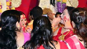 Durga Puja 2018 What Is Sindoor Khela Significance Of The Vijaya Dashami Ritual Sindoor ki holi relaease date is august 16, 1996, directed by s r pratap. durga puja 2018 what is sindoor khela