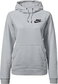 Black And Grey Nike Hoodie Nike Women S Sportswear Rally Hoodie Nike Hoodies For Women Sportswear Women Nike Sweatshirts Hoodie