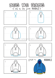 Maybe you would like to learn more about one of these? How To Draw A Blue Cartoon Hoodie Clothing Step By Step For Kids Rainbow Printables