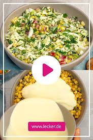 Uber Nacht Salat Rezept Lecker Salat Rezepte Rezepte Leckere Salate
