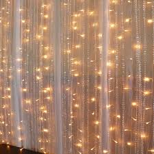 2m Warm White Led Curtain Lights Festive Lights