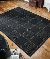 A black and white kitchen needs no other color to be complete. Black Rugs For The Kitchen With Free Uk Delivery Rugs Direct