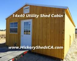 Helpful photos illustrate a variety of cabin decorating styles. 14x50 Shed Ranch Sheds