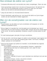 Men loopt deze bacterie op via een tekenbeet. Informatie Over Tekenbeet En De Ziekte Van Lyme Pdf Gratis Download