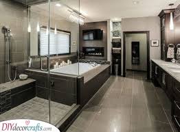 For example, in one of the images of master bathroom ideas, the designer has added life to the bathroom wall by placing plantations and greenery, just next to the bathtub. Master Bathroom Idea Collection Modern Master Bathroom Designs