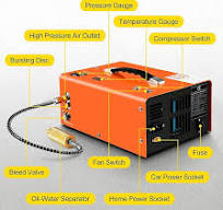 Amazon.com: PCP Air Compressor, 300bar 4500psi Portable High ...